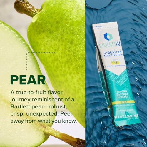 Liquid I.V.® Hydration Multiplier® - Pear - Hydration Powder Packets | Electrolyte Powder Drink Mix | Convenient Single-Serving Sticks | Non-GMO | 1 thumbnail