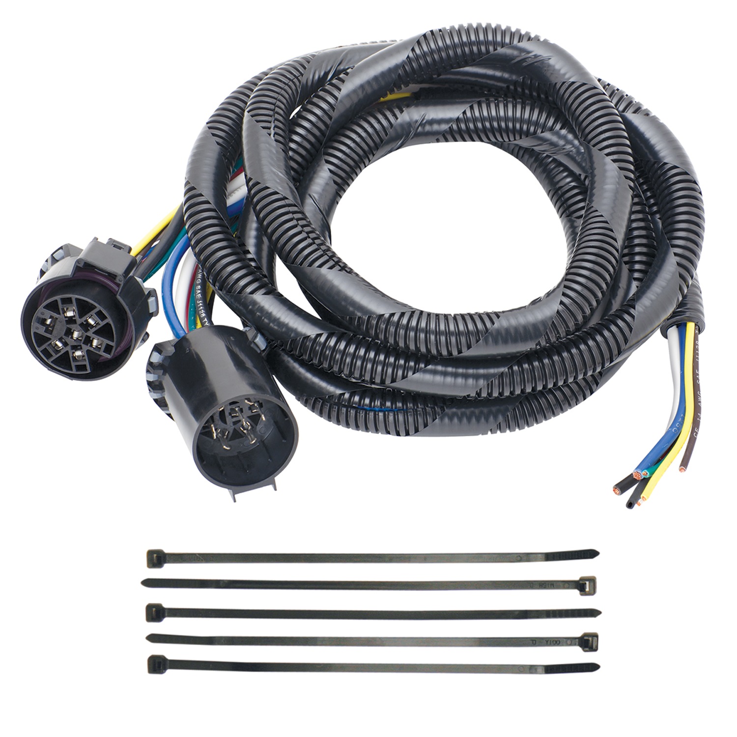 5Th Wheel Adapter Harness 7Way with 7  Pigtail Replacement Auto Part  Easy to Install