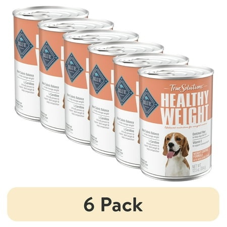 (6 Pack) Blue Buffalo True Solutions Weight Control Wet Dog Food  12.5-oz. Can