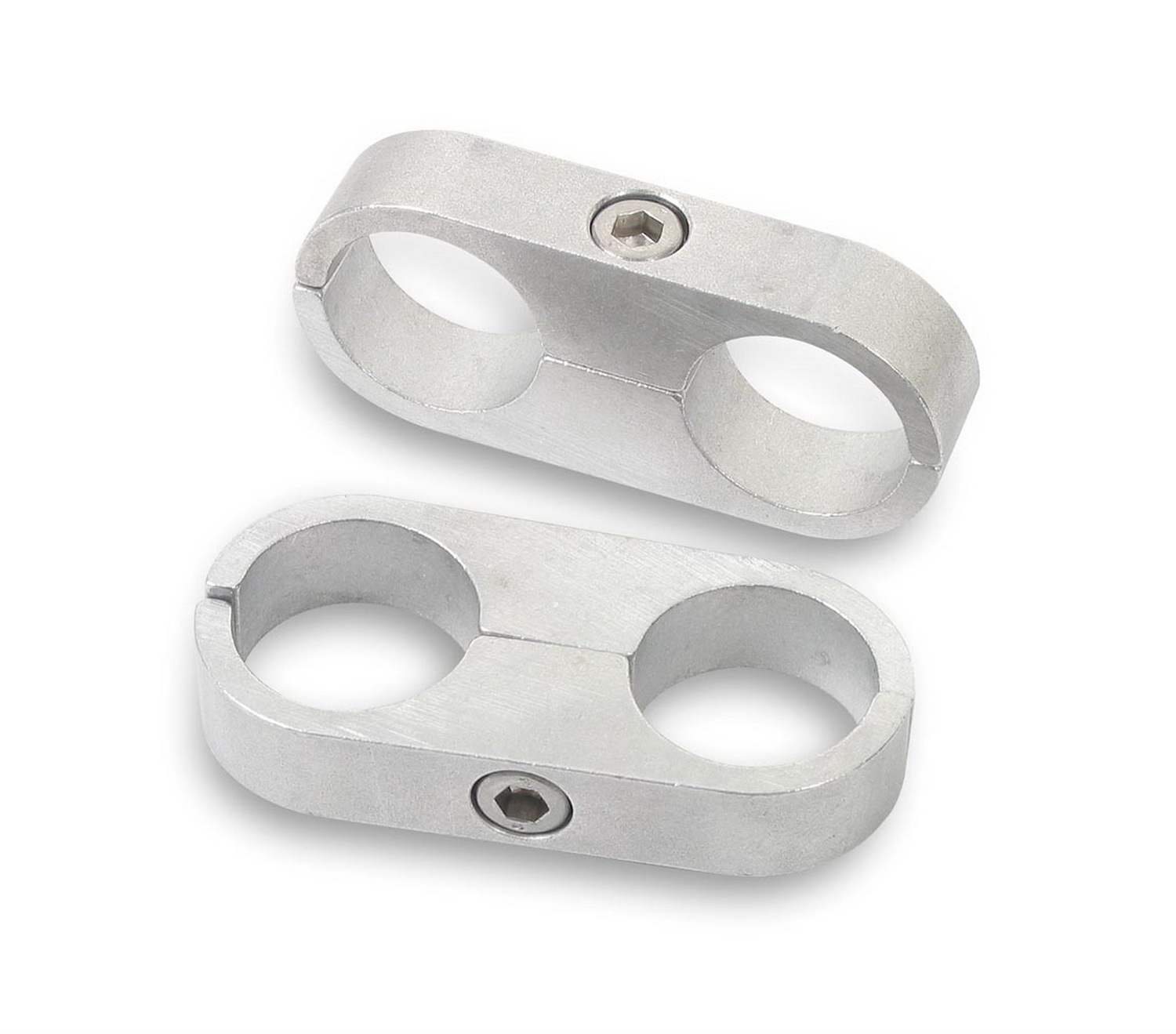 167208ERLP 0.5 in. Polished Aluminum Hose & Tube Separators - Pack of 2