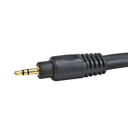 Monoprice 10ft Premium 3.5mm Stereo Male to 3.5mm Stereo Female 22AWG Extension Cable (Gold Plated) - Black thumbnail