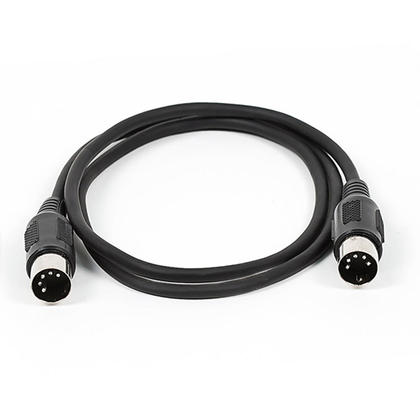Monoprice 3ft MIDI Cable with 5 Pin DIN Plugs  Black