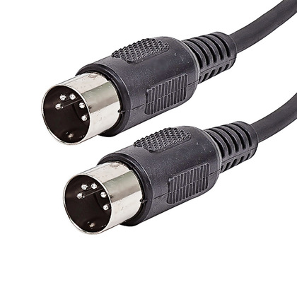 Monoprice 3ft MIDI Cable with 5 Pin DIN Plugs  Black thumbnail