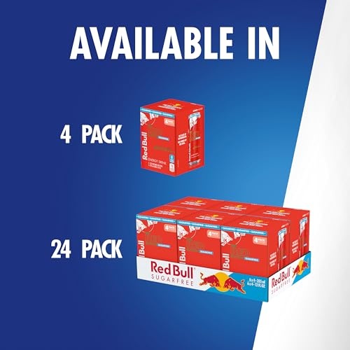Red Bull Red Edition Sugar Free Energy Drink, Watermelon, with 114mg Caffeine Plus Taurine & B Vitamins, 12 Fl Oz, Pack of 24 Cans thumbnail