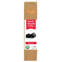 Amella Organic Vegan Dark Chocolate Caramels Original -- 6 Pieces