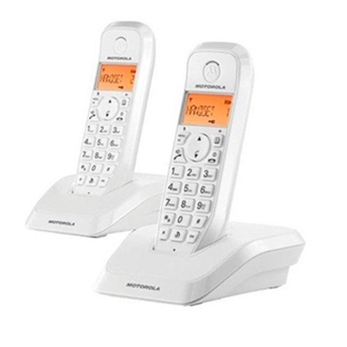 Wireless Phone Motorola S1202 (2 Pcs)/White