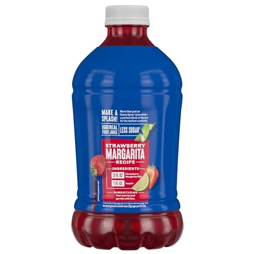 Ocean Spray Strawberry Margarita Cocktail Mixer, Drink Mixer Made with Real Fruit Juice, 32 Fl Oz Bottle (Pack of 1) thumbnail