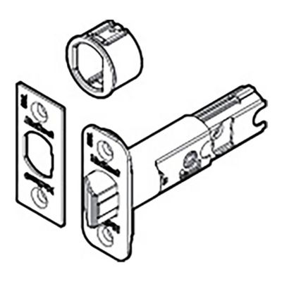 kwikset bright brass gold steel door latch 1 pk