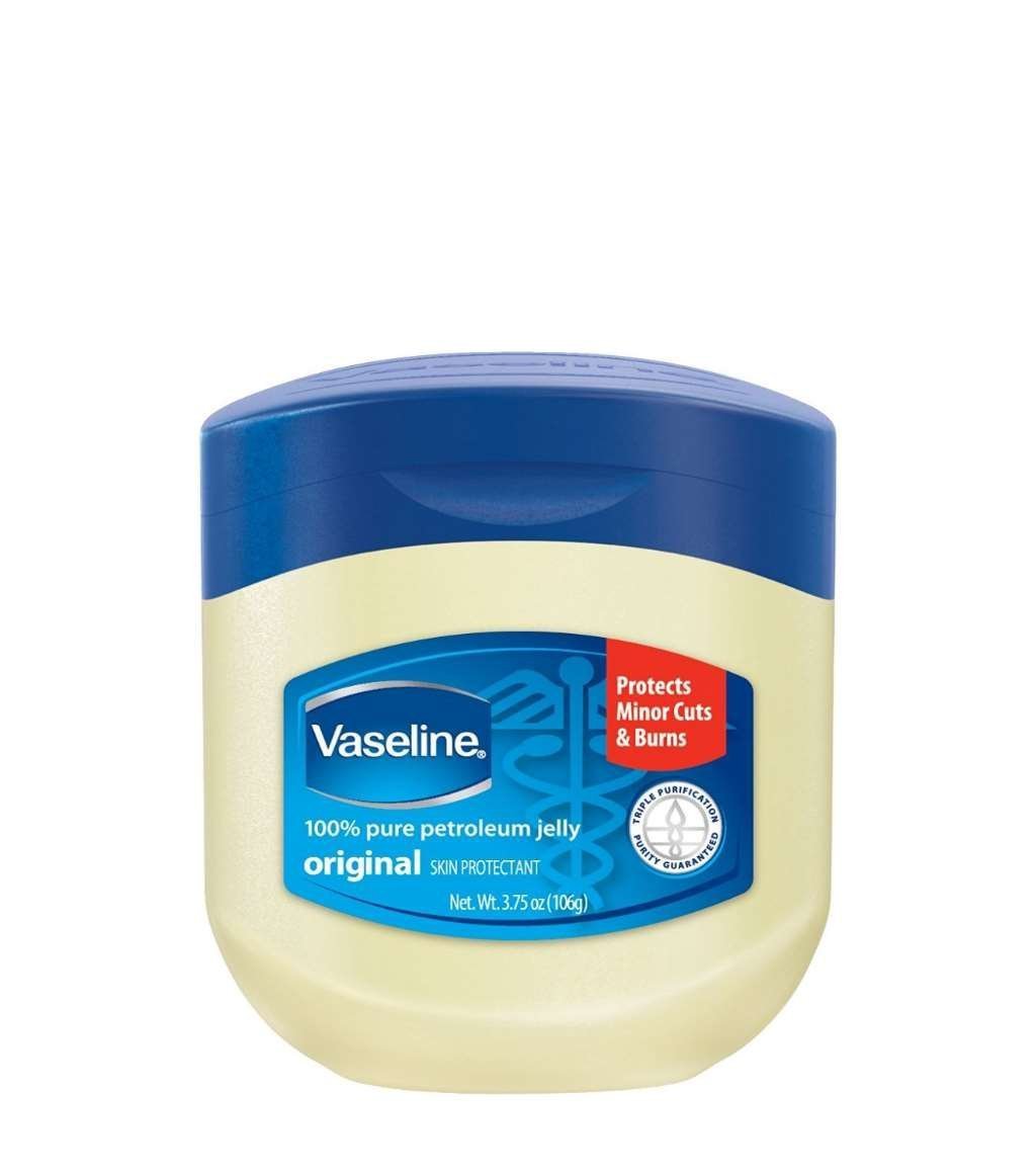 Vaseline 100% Pure Petroleum Jelly Original Skin Protectant  3.75Oz  4-Pack