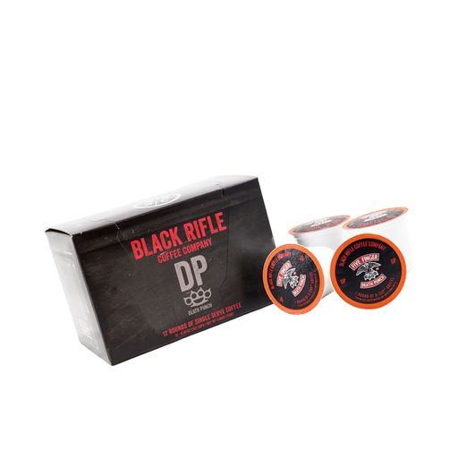 Death Punch Coffee Rounds by Black Rifle Coffee Company for Single Serve Brew.