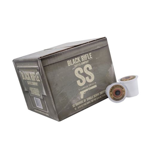 Black Rifle Coffee Company Silencer Smooth Coffee Rounds for Single Serve Bre.