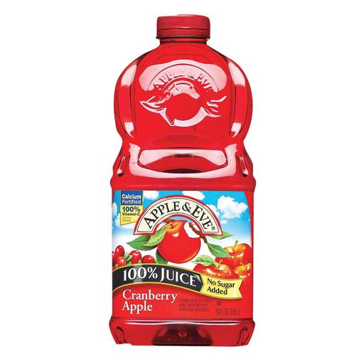 Apple and Eve 100 Percent Juice - Cranberry Apple - Pack of 8 - 64 Fl Oz.