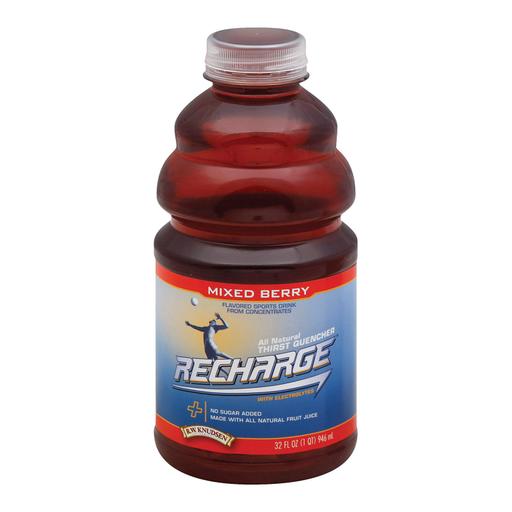 R.w. Knudsen Recharge Juice - Mixed Berry - Pack of 12 - 32 Fl Oz.