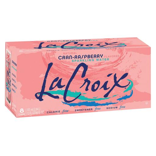 Lacroix Sparkling Water - Cran-raspberry - Pack of 3 - 12 Fl Oz.