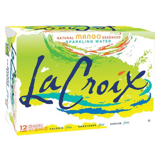 Lacroix Sparkling Water - Mango - Pack of 2 - 12 Fl Oz.