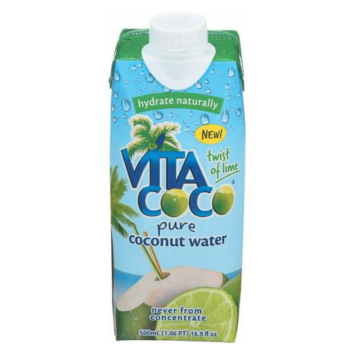 Vita Coco Coconut Water - Twist of Lime - Pack of 12 - 16.9 Fl Oz