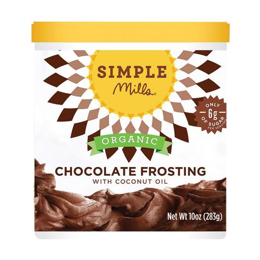 Simple Mills Organic Frosting - Chocolate - Pack of 6 - 10 Oz