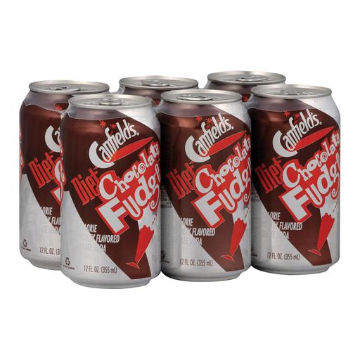Canfield's Soda - Diet Chocolate Fudge - Pack of 4 - 6/12 Fl Oz