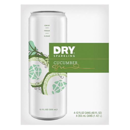 Dry Soda - Cucumber - Pack of 6 - 12 Fl Oz.
