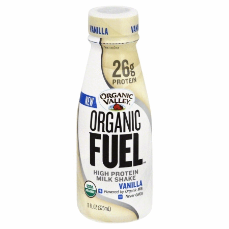 Organic Valley 136782 11 Oz. Milk Protein Shake Fuel Vanilla