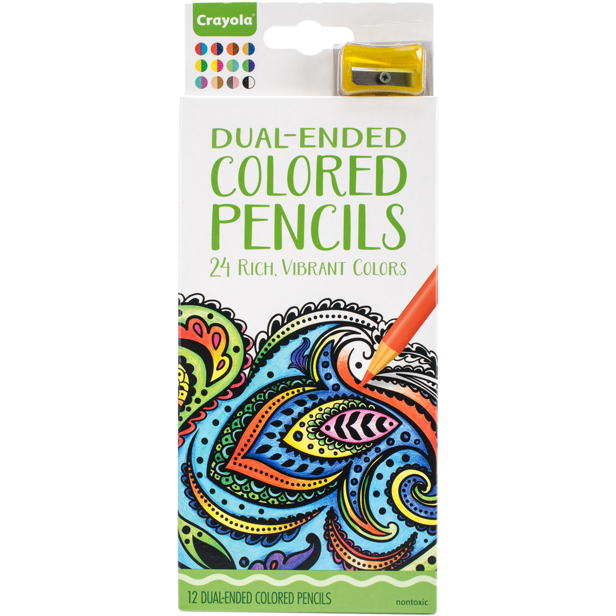 Crayola Dual-Ended 24 Colors Color Pencils (12 Count)