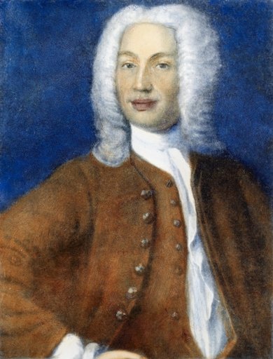 Anders Celsius (1701-1744) Nswedish Astronomer After a Painting by an Unknown Artist Rolled Canvas Art - (24 X 36)