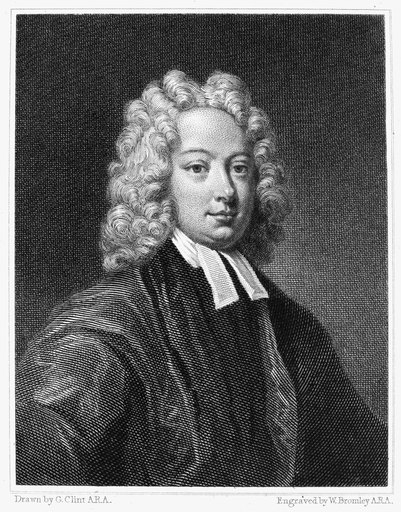 Thomas Parnell (1679-1718) Nanglo-Irish Poet Line Engraving English 1822 Rolled Canvas Art - (24 X 36)