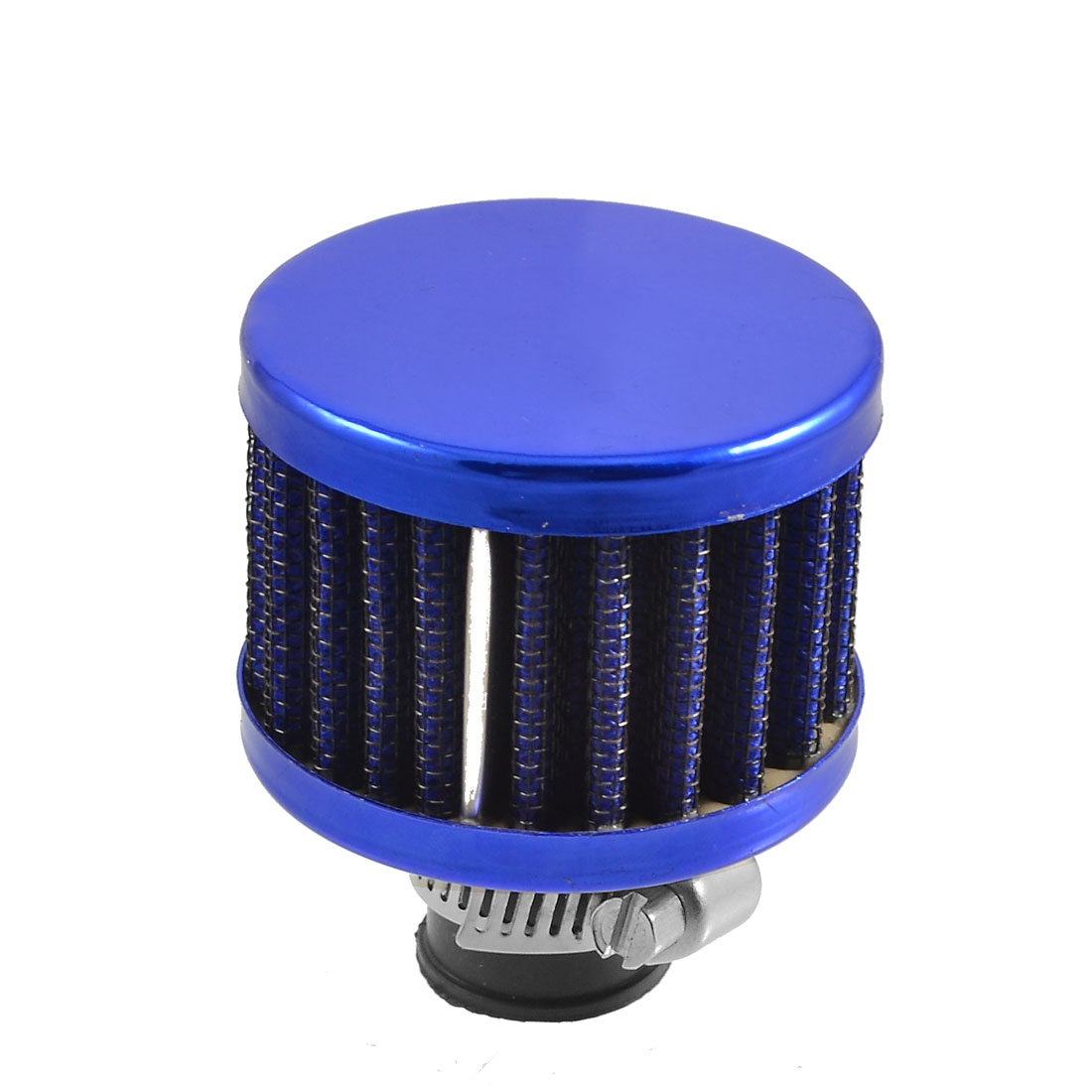 Unique Bargains 10mm-18mm Hose Clamp Round Mesh Car Truck Air Filter Blue 11mm 0.5