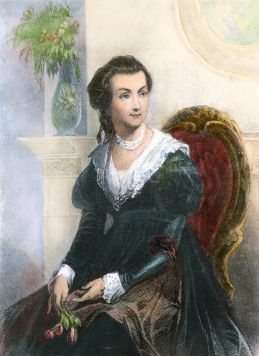 Abigail Adams (1744-1818) Nmrs John Adams American First Lady Engraving by John Sartain 1854 Rolled Canvas Art -  (24 X