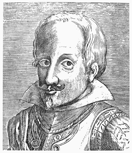 Juan Bautista Pastene N(1507-1580) Italian Navigator and Explorer Copper Engraving Italian 1648 Rolled Canvas Art - (24