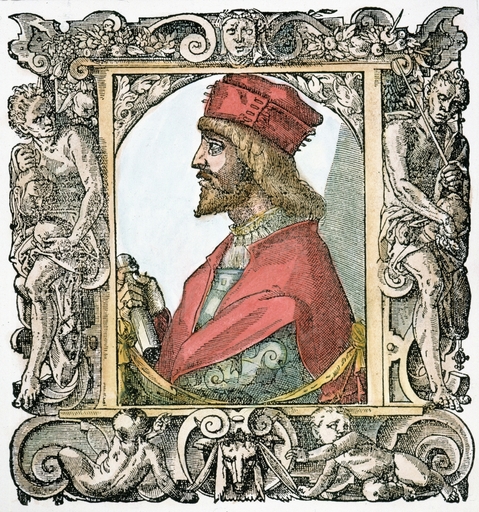 Cesare Borgia N(C 1475-1507) Woodcut 16Th Century Rolled Canvas Art - (18 X 24)