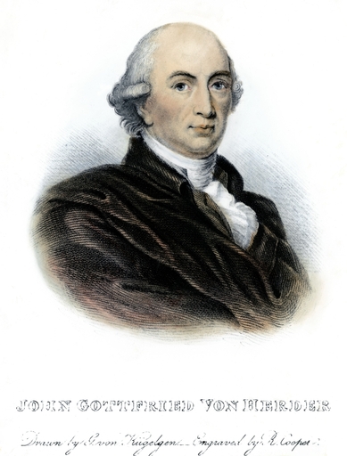 Johann Gottfried Von Herder N(1744-1803) German Philosopher and Writer Colored Line and Stipple Engraving English 19Th C