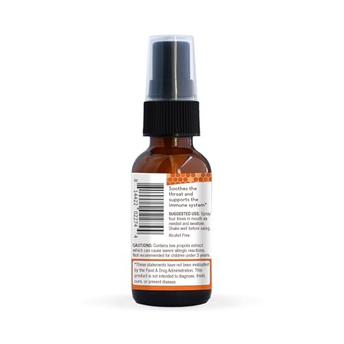 Wedderspoon, Propolis and Manuka MGO 400 Plus Throat Spray, 1 Oz thumbnail