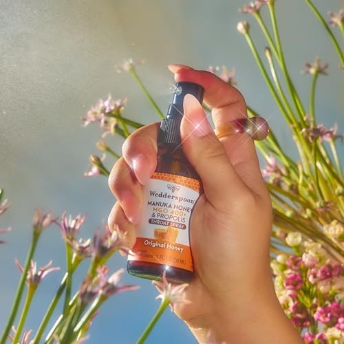 Wedderspoon, Propolis and Manuka MGO 400 Plus Throat Spray, 1 Oz thumbnail