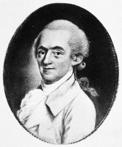Elbridge Gerry (1744-1814) Namerican Statesman Miniature 1789 by John Ramage Rolled Canvas Art - (18 X 24)