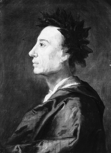 Alexander Pope (1688-1744) Nenglish Poet Oil on Canvas C1737 by Jonathan Richardson Rolled Canvas Art - (18 X 24)