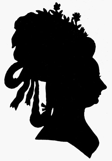 Maria Wilhemine Thun N(1744-1800) Countess Maria Wilhelmine Thun Wolfgang Amadeus MozartS Most Zealous Patron Silhouette 1784 by CF Meischner Rolled C