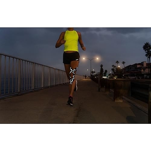 RockTape Rockflash Pre-Cut Reflective Kinesiology Tape - Black thumbnail