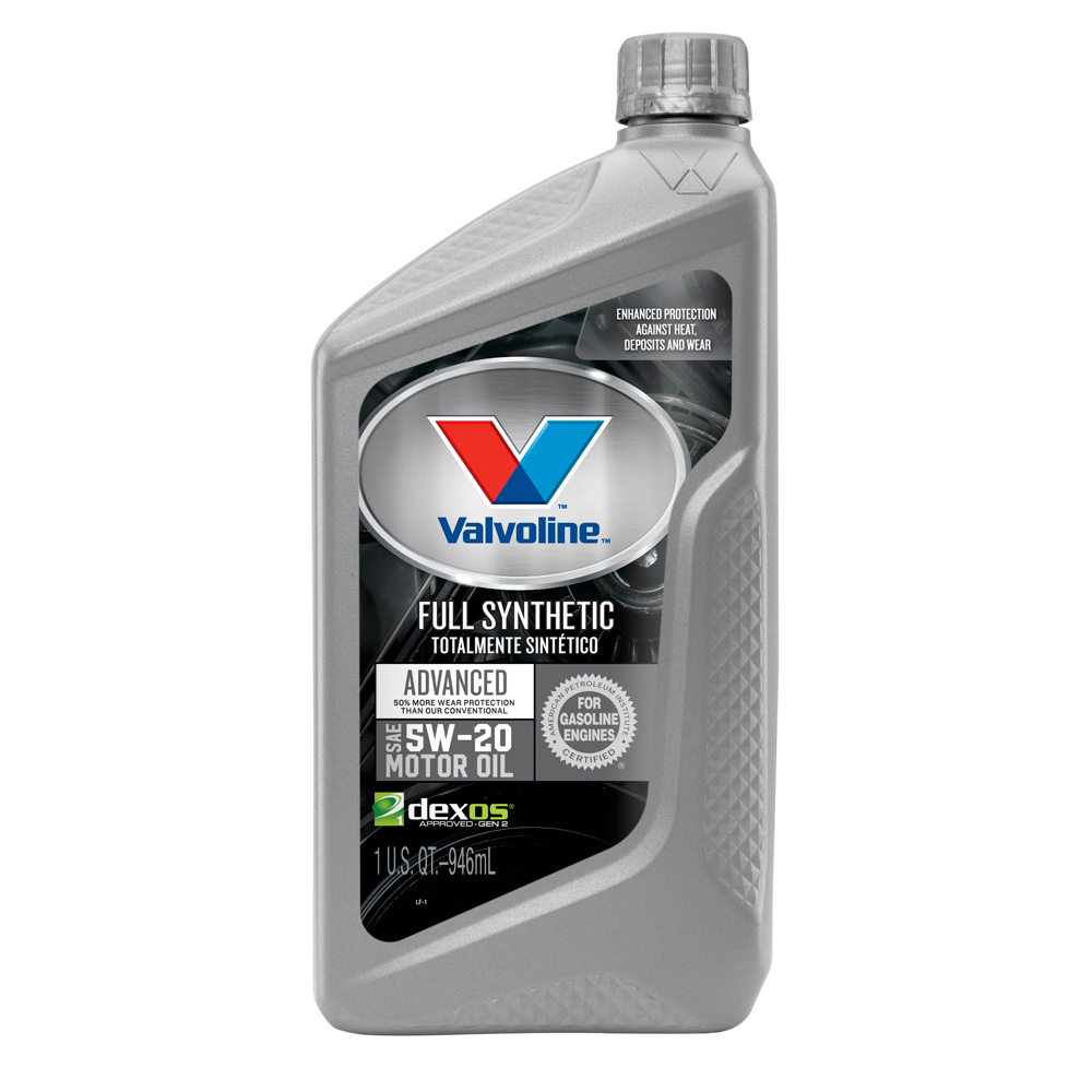 Valvoline Advanced Protection Full Synthetic 5W-20 Motor Oil 1 Quart