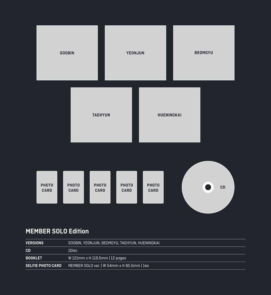 UMG - TOMORROW X TOGETHER - Chikai - Band Member - Incl. 8pg Booklet + Selfie Photocard   - COMPACT DISCS [CD] thumbnail