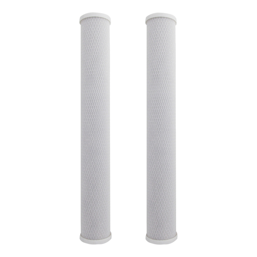 Tier1 CBC-20 0.5 Micron 20 X 2.5 Carbon Block Pentek Comparable Replacement Water Filter 2-Pack