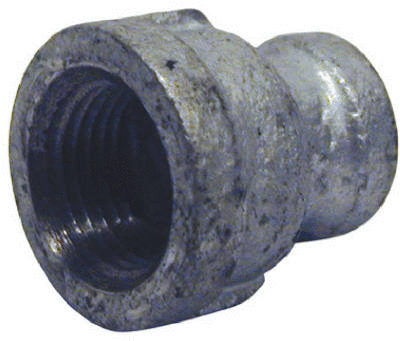 Pannext Fittings G-RCP0502 Galvanized Coupling - 0.5 X 0.25 in.