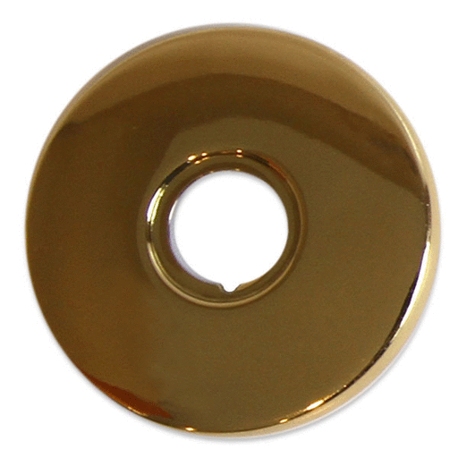 Jewel Faucet 4888-72 Solid Brass 8 in. Faucet Base Plate, Polished Brass Designer Finish