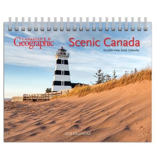 2019 Canadian Geographic Scenic Easel Calendar, by Wyman Publishing