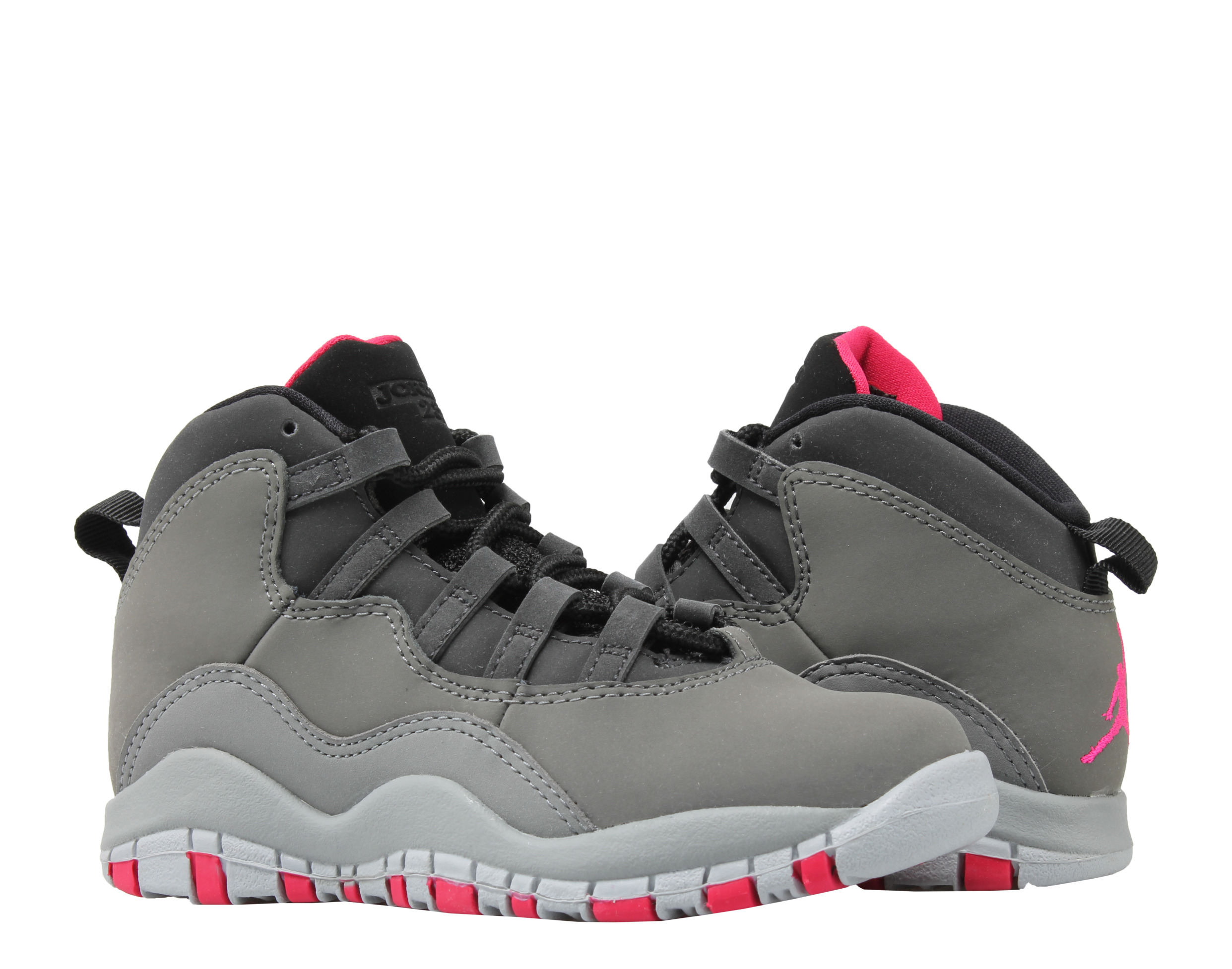 Nike Air Jordan 10 Retro (PS) Dark Shadow Grey Little Kids Shoes 487212-006