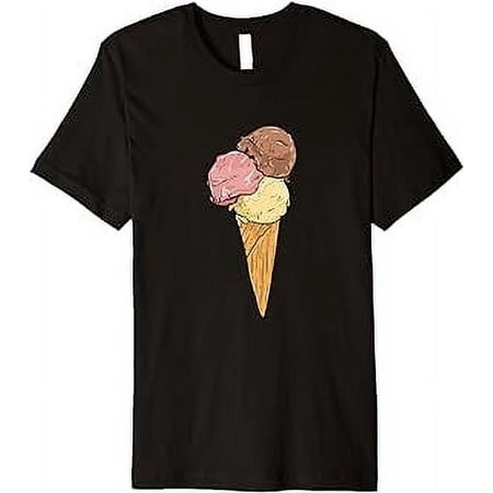 Womens and Kids Summer Outfit with Ice Cream Design Premium T-Shirt