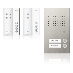 Ritto RGE1818425 Audio-Intercom-System Edelstahl - Weiß (RGE1818425)