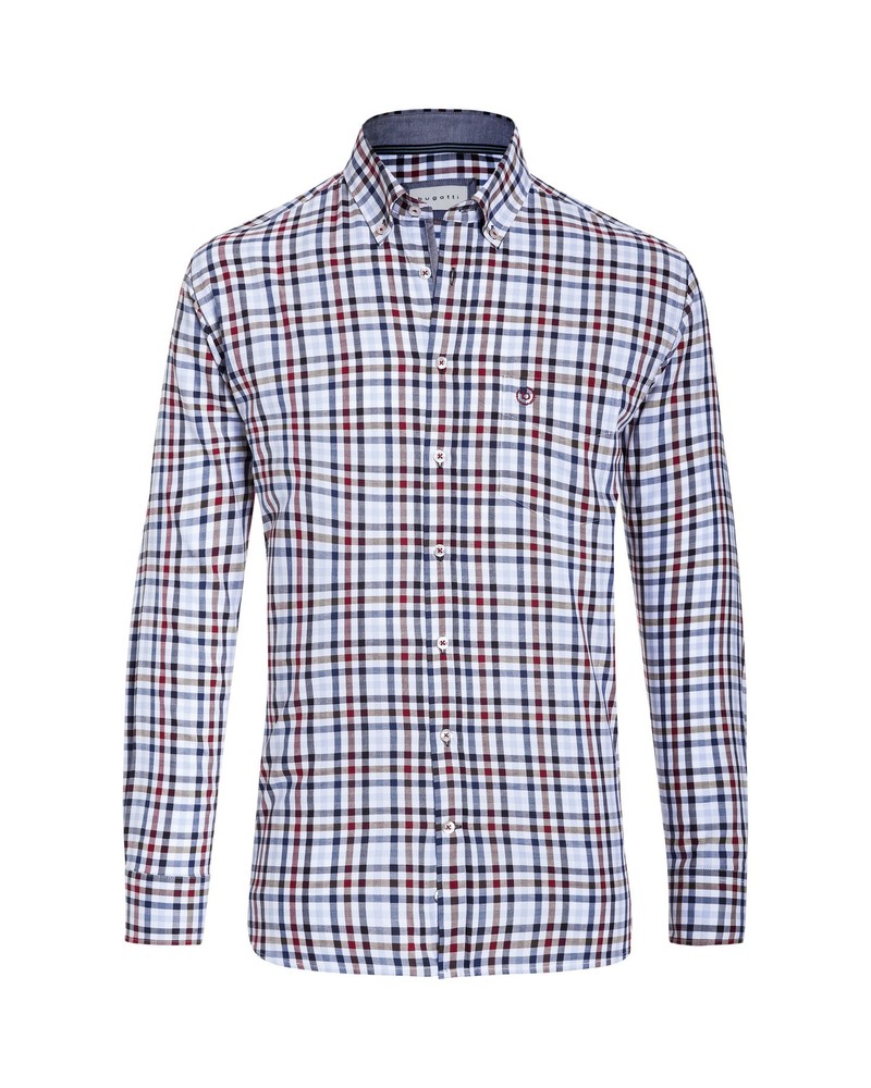 Bugatti - Herren Hemd Vichy-Karo (98313-9300)