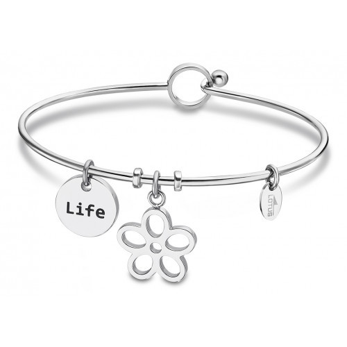 Armspange Armreif Armband Lotus Style Ls2018-2/5 Life Blume Charms