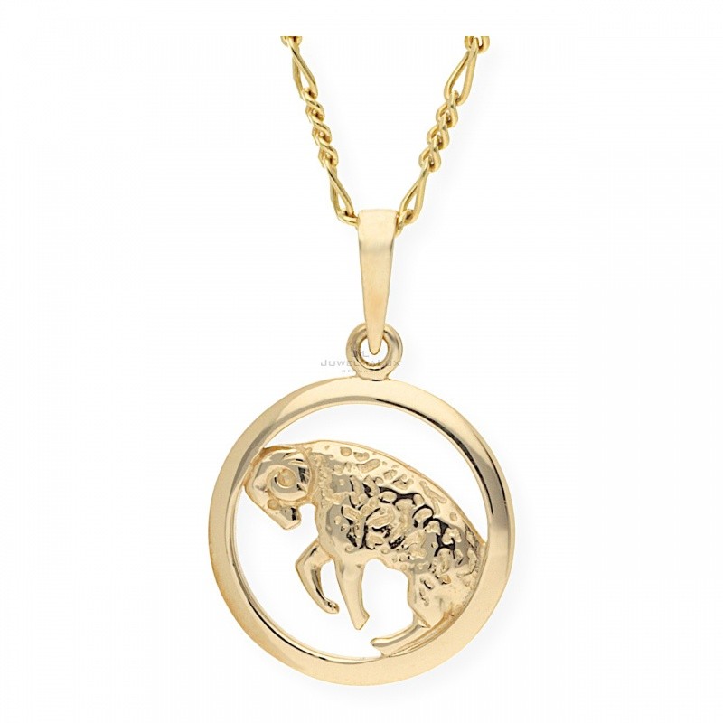 JuwelmaLux Sternzeichen Anhänger Widder 333er 8 Karat Gold Jl10-02-0765